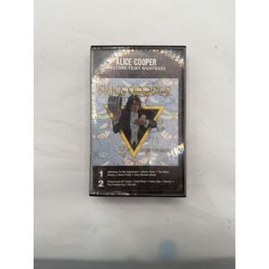 Alice Cooper Welcome to My Nightmare Cassette Tape‎ Classic Rock Music
